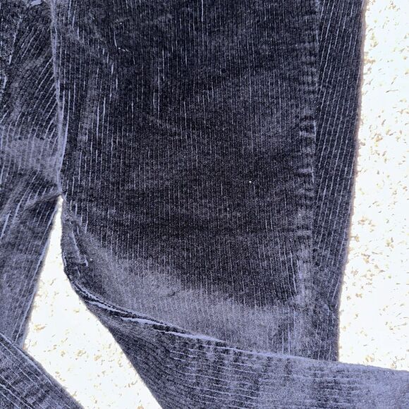 NWT WOMEN'S LEVI STAUSS BOYFRIEND BLACK CORDUROY PANTS SIZE 31x30 - Picture 3 of 7